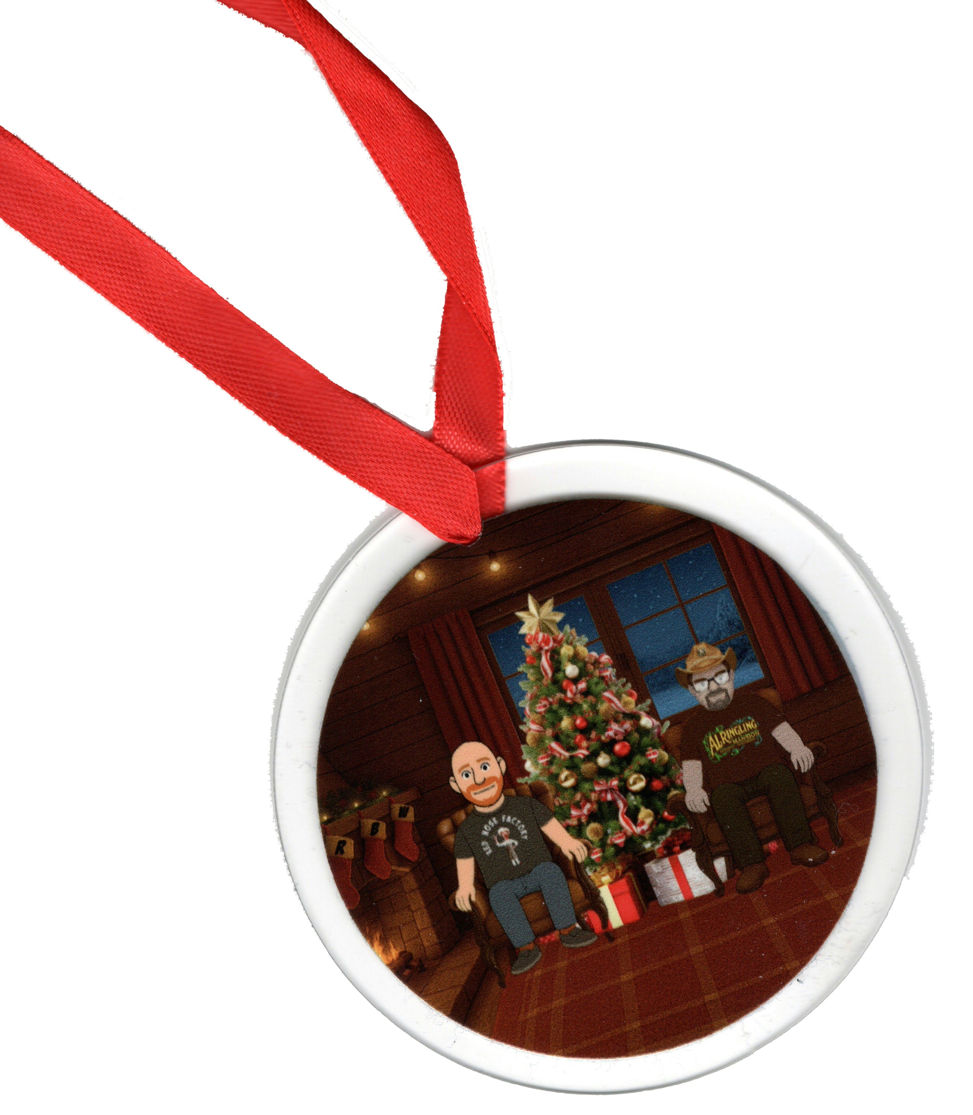 Off the rail podcast Christmas ornament SHIPS OUT ON DECEMBER 1ST