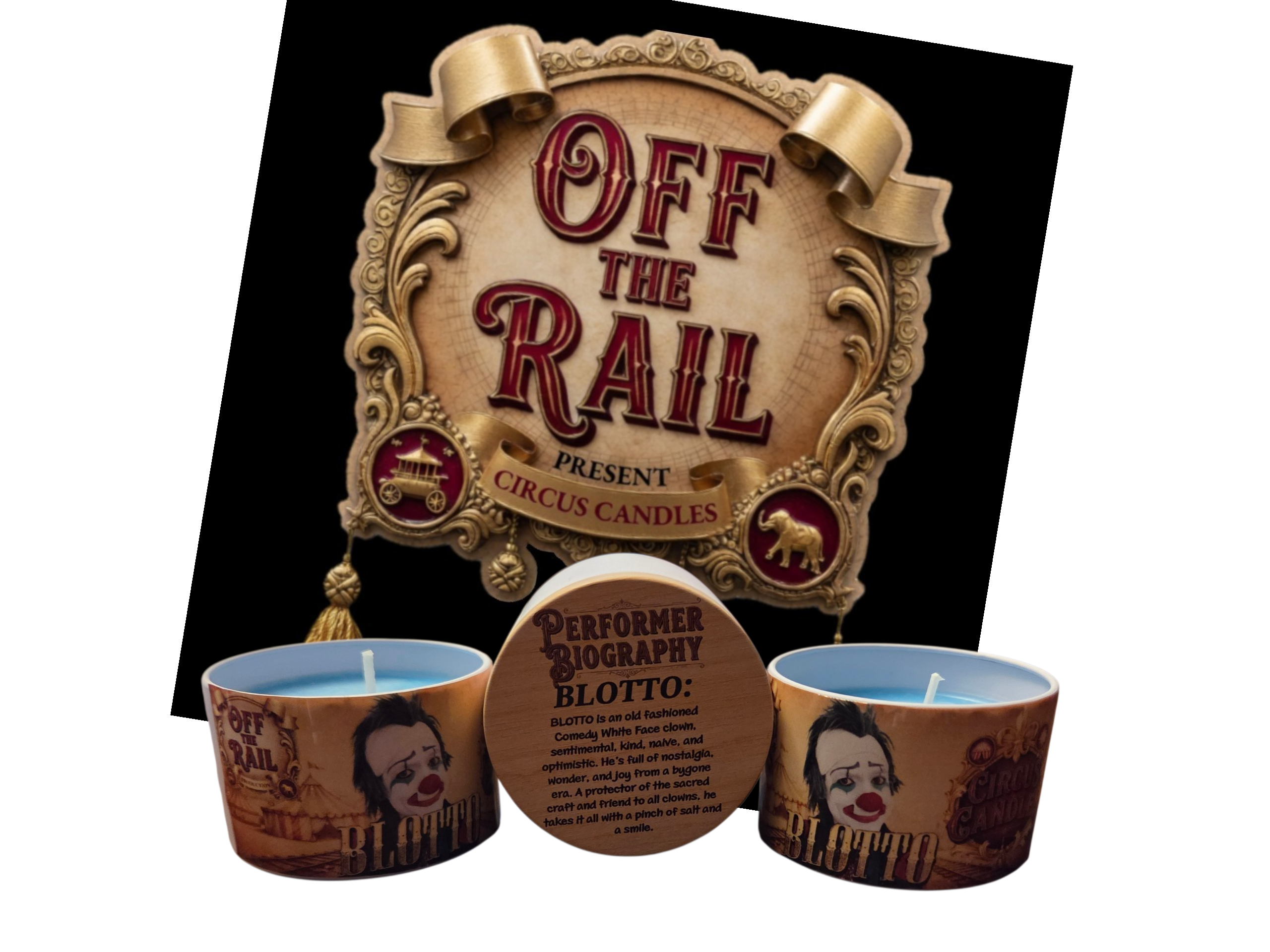 Circus Candles- Pre-order ships out May 31st- BLOTTO