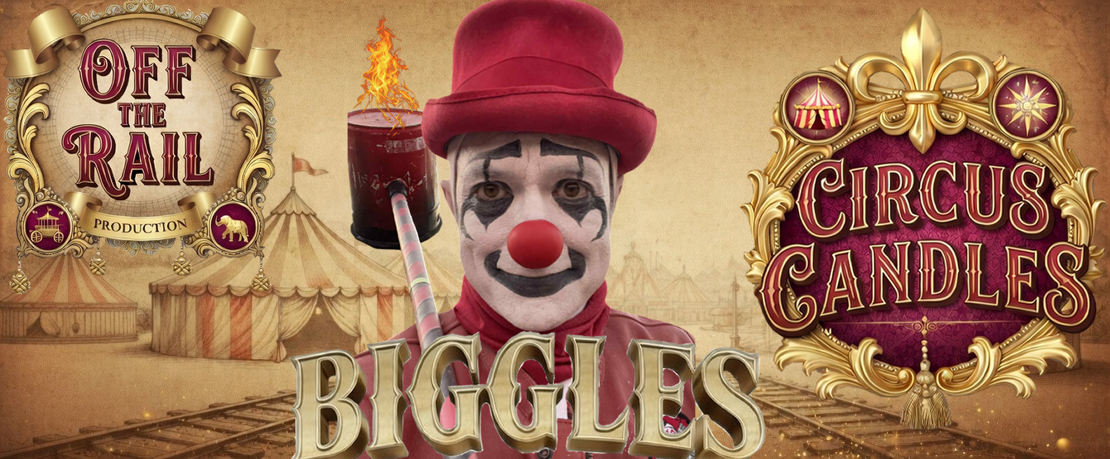 Circus Candles- Pre-order ships out May 31st- BIGGLES